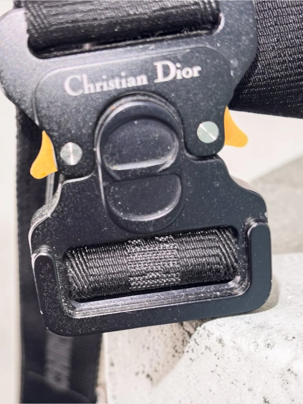 Christian Dior Hit the Road Zip Messenger Black CD Diamond Crossbody for Men